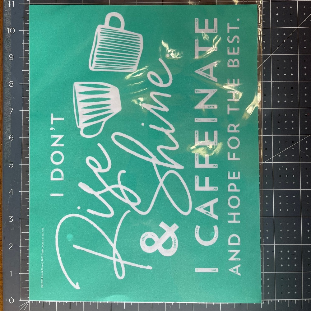 NEW Chalk Couture B Size Transfer - Rise & Shine - B2111118